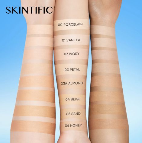 SKINTIFIC Perfect Stay Velvet Matte Cushion Honey
