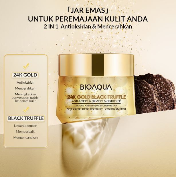 BIOAQUA 24K Gold Black Truffle Anti Aging & Firming Moisturizer