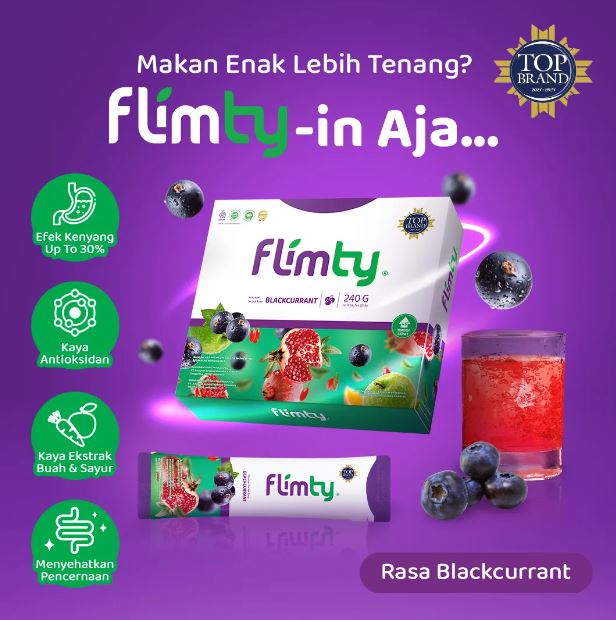 FLIMTY Blackcurrant 16 Sachets