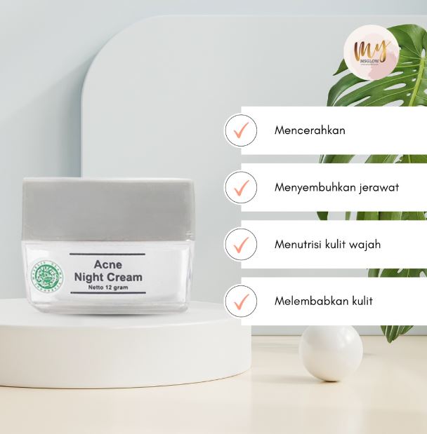 MS GLOW Acne Night Cream