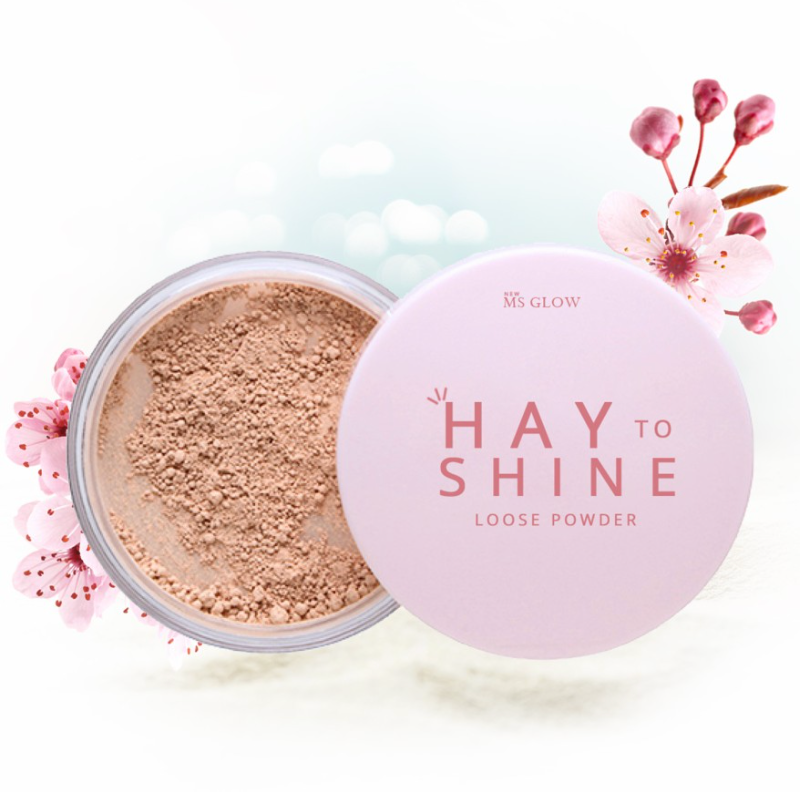 MS GLOW Hay To Shine Loose Powder Natural