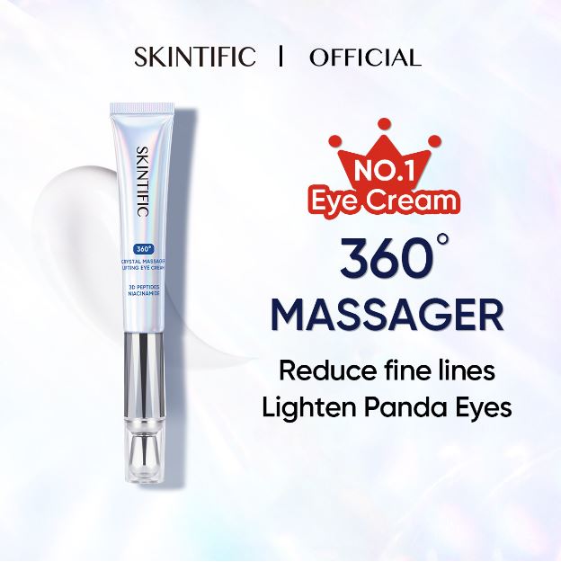 SKINTIFIC Crystal Massager Lifting Eye Cream