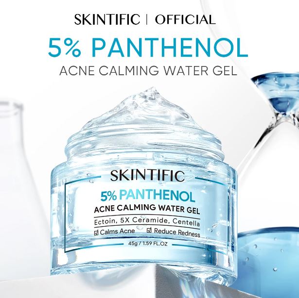 SKINTIFIC 5% Panthenol Acne Calming Water Gel