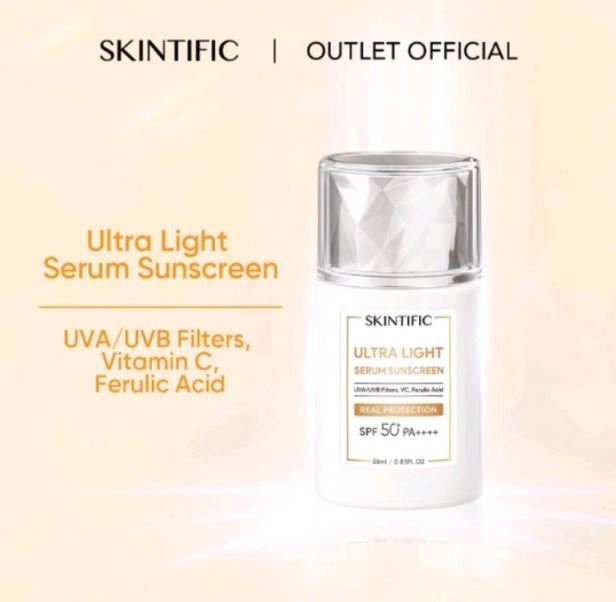 SKINTIFIC Ultra Light Serum Sunscreen SPF 50 PA+++ 25ML